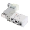 Picture of 5/2 Pneumatic Solenoid Valve - Solenoid/Spring G 1/4 VF3000 Series 110→120V ac, SMC, VF3130-3DZ1-02F