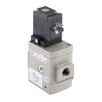 Picture of Pneumatic Solenoid Valve - Solenoid/Pilot/Spring G 1/4 EAV2000 Series 24V dc, SMC, EAV2000-F02-5YO-Q