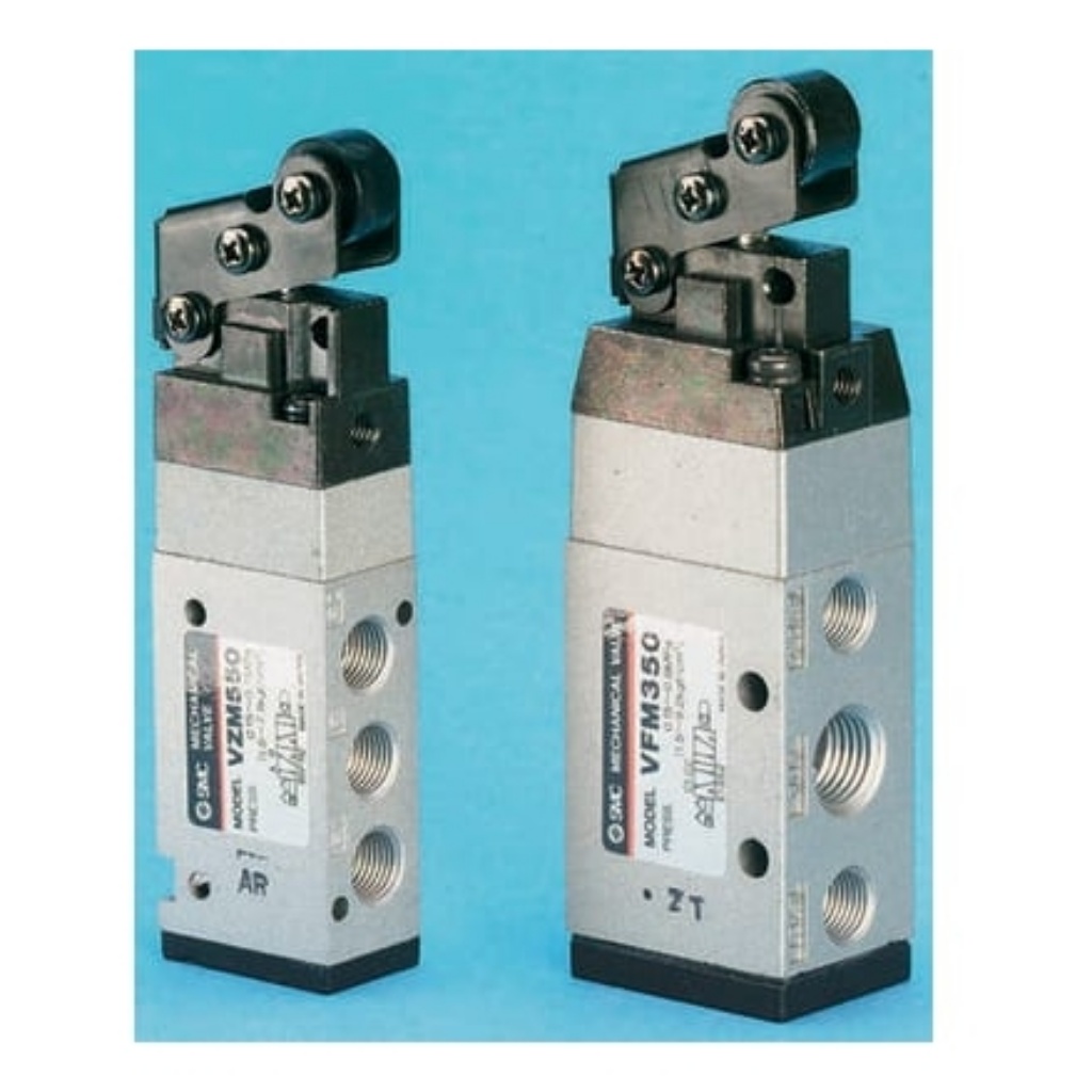 Picture of 5/2 Pneumatic Solenoid Valve - Pilot/Pilot Rc 1/8 VZM500 Series, SMC, VZM550-01-01S
