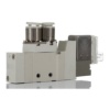 Picture of 5/2 Pneumatic Control Valve - Solenoid/Pilot SY3000 Series 24V dc, SMC, SY3120-5LOU-C6-Q