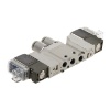Picture of 5/2 Pneumatic Control Valve - Solenoid/Pilot SY3000 Series 24V dc, SMC, SY3220-5LOU-C4-Q