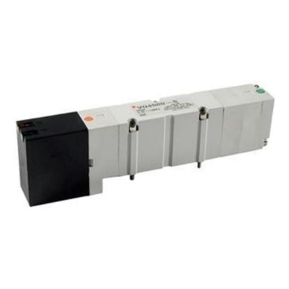 Picture of 2/1 Pneumatic Solenoid/Pilot-Operated Control Valve - Solenoid/Solenoid VQ Series 24V dc, SMC, VQ4101-51-Q