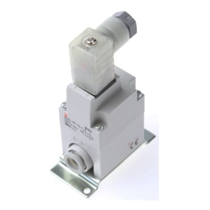 Picture of 2/2 Pneumatic Solenoid Valve - Pilot/Spring VQ20 Series 24V dc, SMC, VQ21A1-5YZ-C8-F-Q