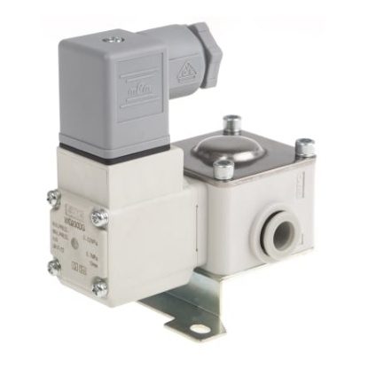 Picture of 2/2 Pneumatic Solenoid Valve - Solenoid/Pilot/Spring One-touch Fitting 10 mm VXD Series 24V dc, SMC, VXD230DG
