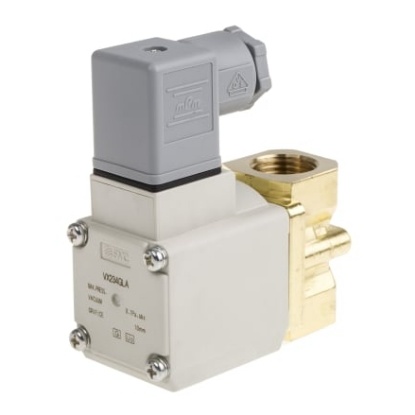 Picture of 2/2 Pneumatic Solenoid Valve - Solenoid/Spring G 1/2 VX23 Series 230V ac, SMC, VX234GLA