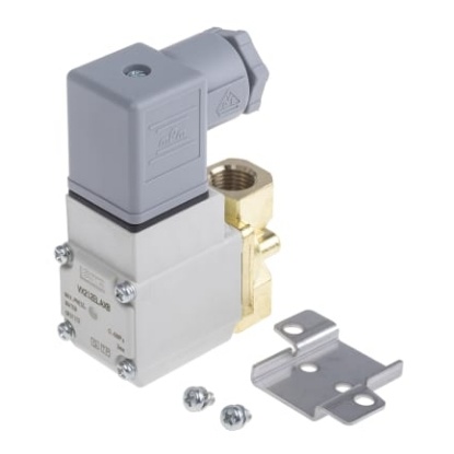 Picture of 2/2 Pneumatic Solenoid Valve - Solenoid/Spring G 1/4 VX21 Series 230V ac, SMC, VX212ELAXB