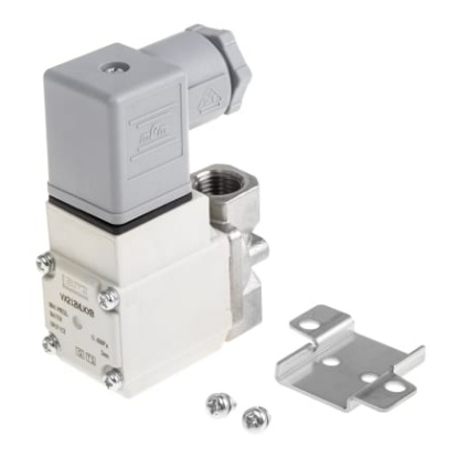 Picture of 2/2 Pneumatic Solenoid Valve - Solenoid/Spring G 1/4 VX21 Series 230V ac, SMC, VX212MLKXB