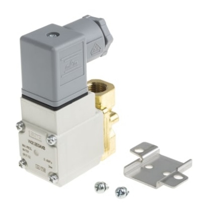 Picture of 2/2 Pneumatic Solenoid Valve - Solenoid/Spring G 1/4 VX21 Series 24V dc, SMC, VX212EGAXB
