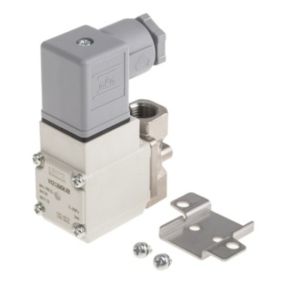 Picture of 2/2 Pneumatic Solenoid Valve - Solenoid/Spring G 1/4 VX21 Series 24V dc, SMC, VX212MGKXB