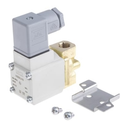 Picture of 2/2 Pneumatic Solenoid Valve - Solenoid/Spring G 1/4 VX22 Series 230V ac, SMC, VX222ALAXB