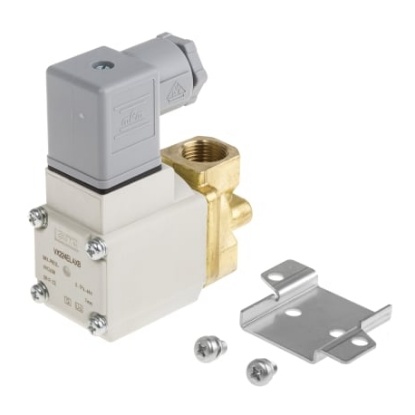 Picture of 2/2 Pneumatic Solenoid Valve - Solenoid/Spring G 1/4 VX22 Series 230V ac, SMC, VX224ELAXB