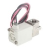 Picture of 2/2 Pneumatic Solenoid Valve - Solenoid/Spring G 1/8 VDW Series 24V dc, SMC, VDW22VAM