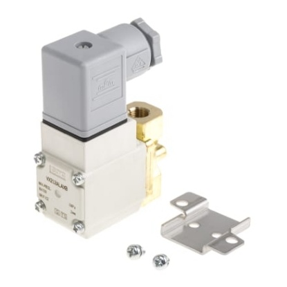 Picture of 2/2 Pneumatic Solenoid Valve - Solenoid/Spring G 1/8 VX21 Series 230V ac, SMC, VX212ALAXB