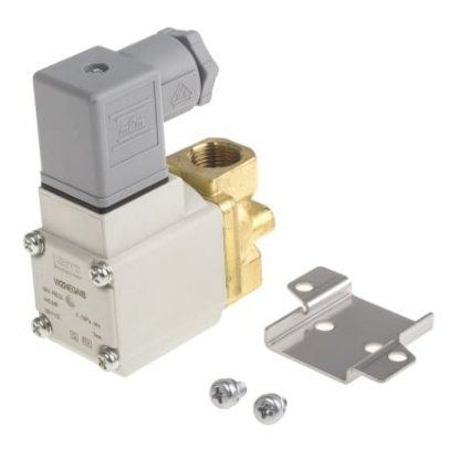 Picture of 2/2 Pneumatic Solenoid Valve - Solenoid/Spring G 3/8 VX22 Series 24V dc, SMC, VX224EGAXB
