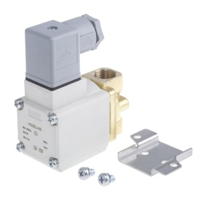 Picture of 2/2 Pneumatic Solenoid Valve - Solenoid/Spring G 3/8 VX23 Series 230V ac, SMC, VX232DLAXB