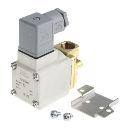 Picture of 2/2 Pneumatic Solenoid Valve - Solenoid/Spring G 3/8 VX23 Series 24V dc, SMC, VX232DGAXB