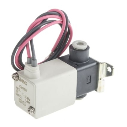 Picture of 2/2 Pneumatic Solenoid Valve - Solenoid/Spring M5 x 0.8 VDW Series 24V dc, SMC, VDW20DA