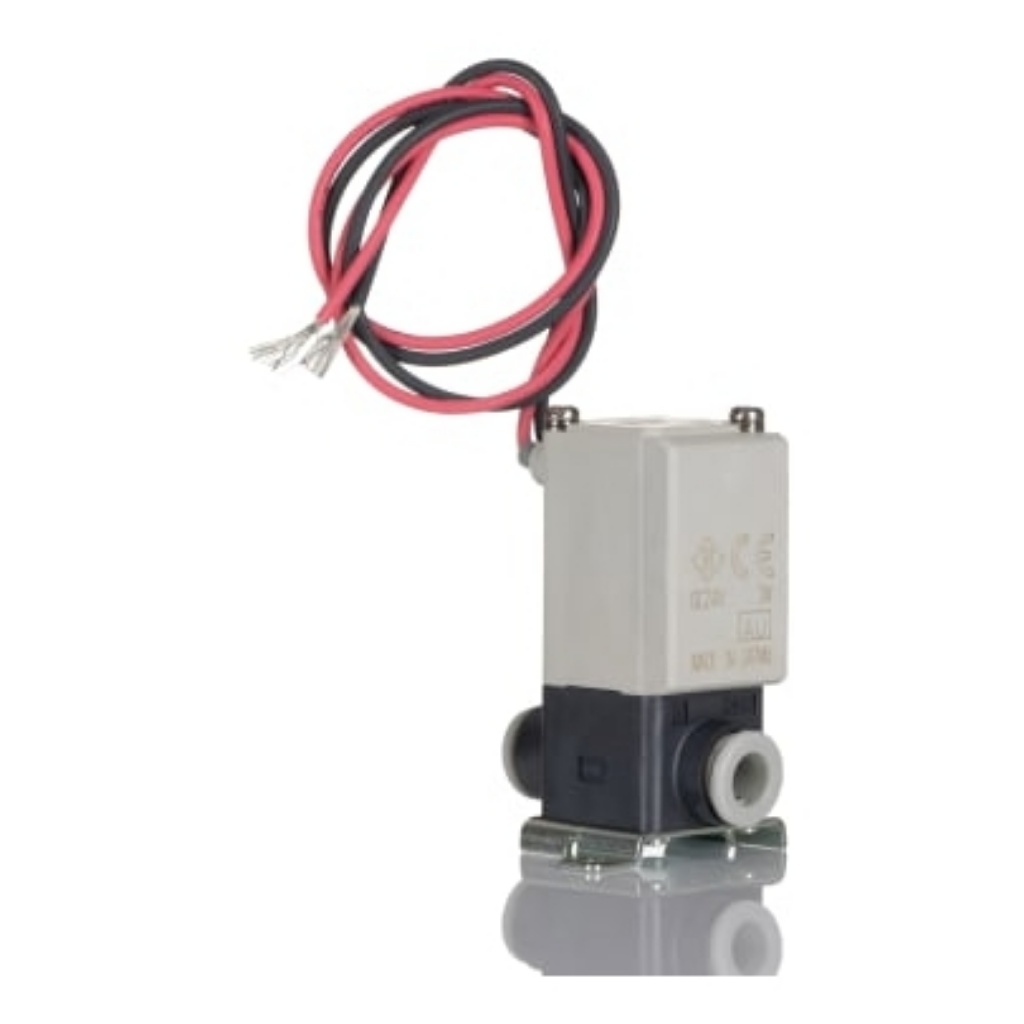 Picture of 2/2 Pneumatic Solenoid Valve - Solenoid/Spring One-Touch Fitting 6 mm VDW Series 24V dc, SMC, VDW20GA