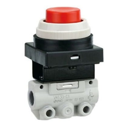 Picture of 2/3 port valve Pneumatic Solenoid Valve - Solenoid R 1/8 VM Series, SMC, VM130-F01-00A