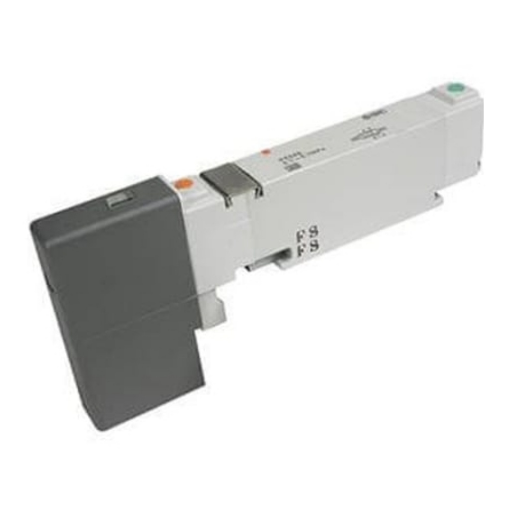 Picture of 2-Position Single Solenoid Valve - Air VQC2000 Series 24V dc, SMC, VQC2100N-51