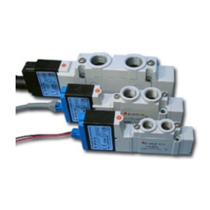 Picture of 2-position single Solenoid Valve - Solenoid G 1/8 52-SY5120 Series, SMC, 52-SY5120-TT100-01F