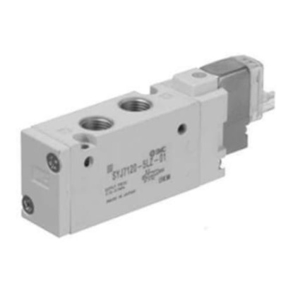 Picture of 2 Position Single Valve Pneumatic Solenoid Valve - Solenoid G 1/8 SYJ7000 Series, SMC, SYJ7123-4DO-01F-Q