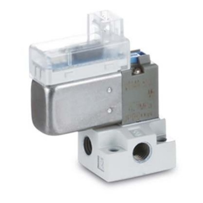 Picture of 3/2 NO Pneumatic Solenoid Valve - M5 V124A Series 24V dc, SMC, V124A-5GU
