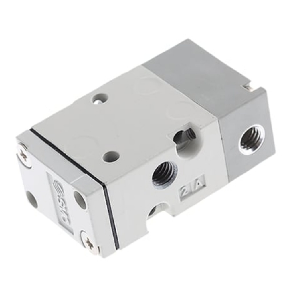 Picture of 3/2 Pneumatic Control Valve - Pilot/Spring Metric M5 x 0.8 SYJA500 Series, SMC, SYJA512-M5