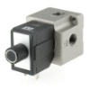 Picture of 3/2 Pneumatic Solenoid/Pilot-Operated Control Valve - Spring/Solenoid G 1/4 VT317 Series 12V dc, SMC, EVT317-6DO-02F-Q