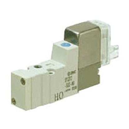 Picture of 3/2 Pneumatic Solenoid Valve - Solenoid/Pilot SYJ300 Series 24V dc, SMC, SYJ314-5LOZ-Q