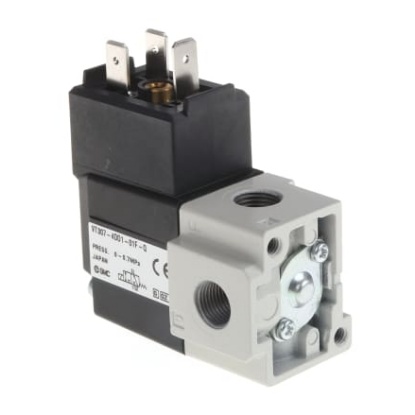 Picture of 3/2 Pneumatic Solenoid Valve - Solenoid/Solenoid G 1/8 VT307 Series 220V ac, SMC, VT307-4DO1-01F-Q