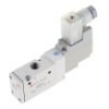 Picture of 3/2 Pneumatic Solenoid Valve - Solenoid/Spring G 1/8 SYJ700 Series 230V ac, SMC, SYJ712-4DZ-01F-Q