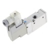 Picture of 3/2 Pneumatic Solenoid Valve - Solenoid/Spring G 1/8 SYJ700 Series 230V ac, SMC, SYJ712-4DZ-01F-Q