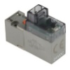 Picture of 3/2 Pneumatic Solenoid Valve - Solenoid/Spring SY100 Series 24V dc, SMC, SY114-5LOZ-Q