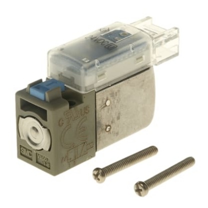 Picture of 3/2 Pneumatic Solenoid Valve - Spring/Solenoid V100 Series 24V dc, SMC, V114-5MOU