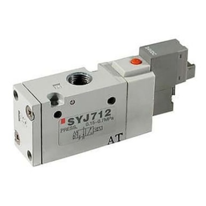 Picture of 3/2 Solenoid Pilot Valve - G 1/8 SYJ700 Series, SMC, SYJ712-5DZ-01F-Q