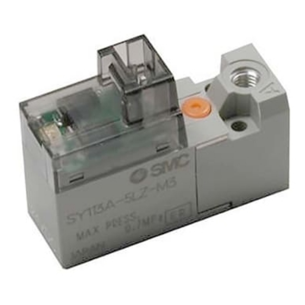 Picture of 3/3 Solenoid Pilot Valve - Solenoid SY100 Series, SMC, SY113-SG-PM3-Q