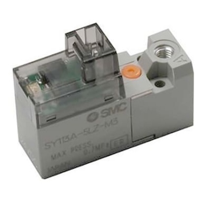Picture of 3/3 Solenoid Pilot Valve - Solenoid SY100 Series, SMC, SY113-SG-PM3-Q