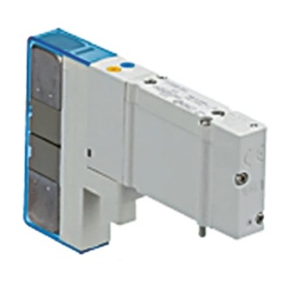 Picture of 3/4 Pneumatic Solenoid/Pilot-Operated Control Valve - Pilot/Pilot SY3000 Series 24V dc, SMC, SY3B00-5U1-NA