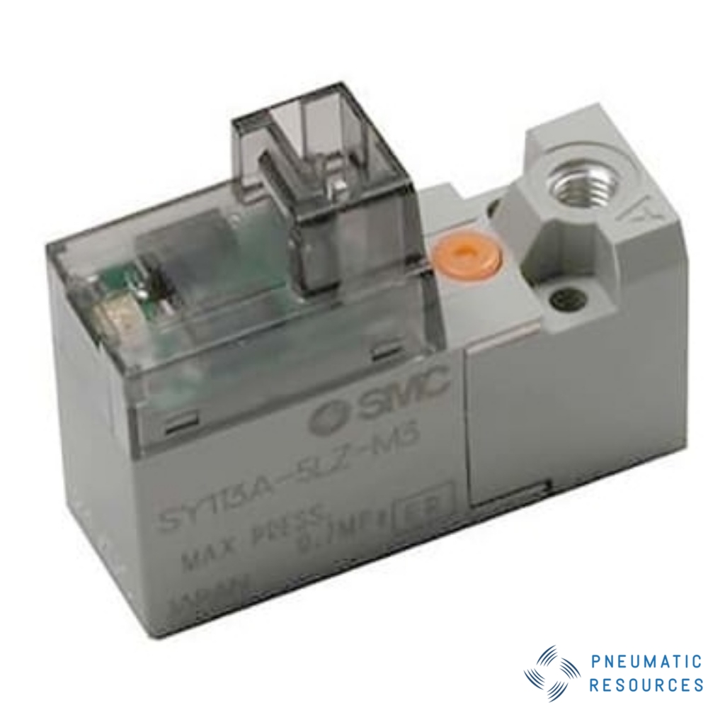 Picture of 3/4 Solenoid Pilot Valve - Solenoid SY100 Series, SMC, SY114-6G-Q