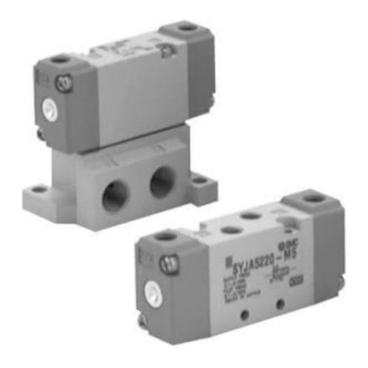 Picture of 3 Port/Air Operated Valve Pneumatic Solenoid Valve - Solenoid G 1/8 SYJA7000 Series, SMC, SYJA722-01
