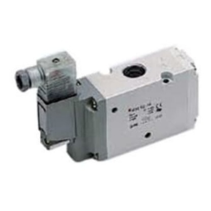 Picture of 3 Port/Pilot Poppet Type Pneumatic Solenoid Valve - Air G 1/2 VP700 Series, SMC, VP742-5YO1-04FA