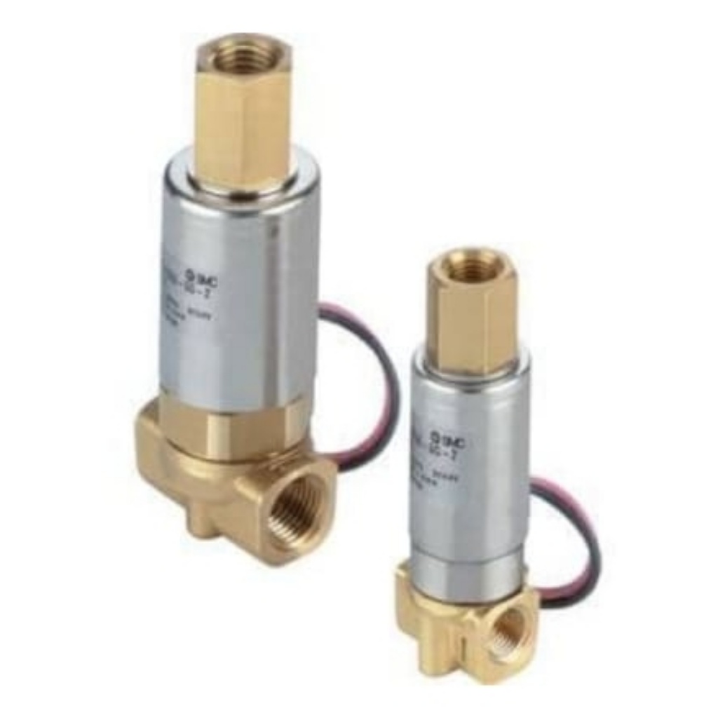 Picture of 3 Port Solenoid Valve Pneumatic Solenoid Valve - Air G 1/8 VDW200 Series, SMC, VDW250-6G-2-01F-A-Q