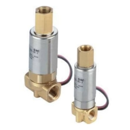 Picture of 3 Port Solenoid Valve Pneumatic Solenoid Valve - Air G 1/8 VDW20 Series, SMC, VDW250-4G-1-01F-Q