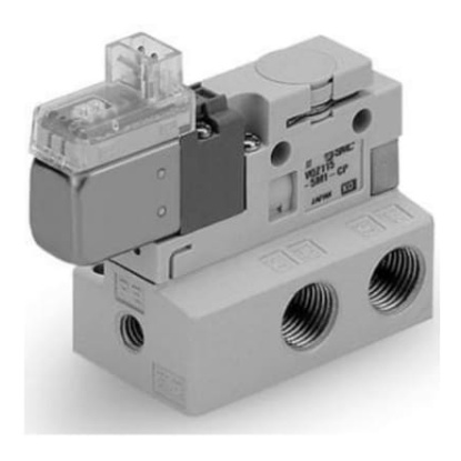 Picture of 3 Port Solenoid Valve Pneumatic Solenoid Valve - Solenoid Rc 1/8 VQZ1000 Series, SMC, VQZ115-5MO1-CP-Q