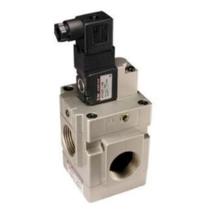Picture of 3 Port Solenoid Valve Solenoid Pilot Valve - Solenoid/Pilot G 1/2 VG342 Series, SMC, EVG342-5D-04FA-Q