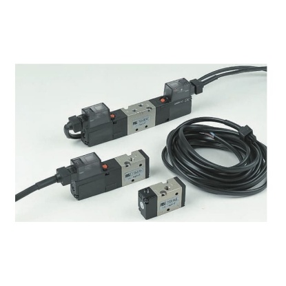 Picture of 5/2 Pneumatic Solenoid Valve - Pilot/Pilot G 1/8 VZA5000 Series, SMC, EVZA5220-01F
