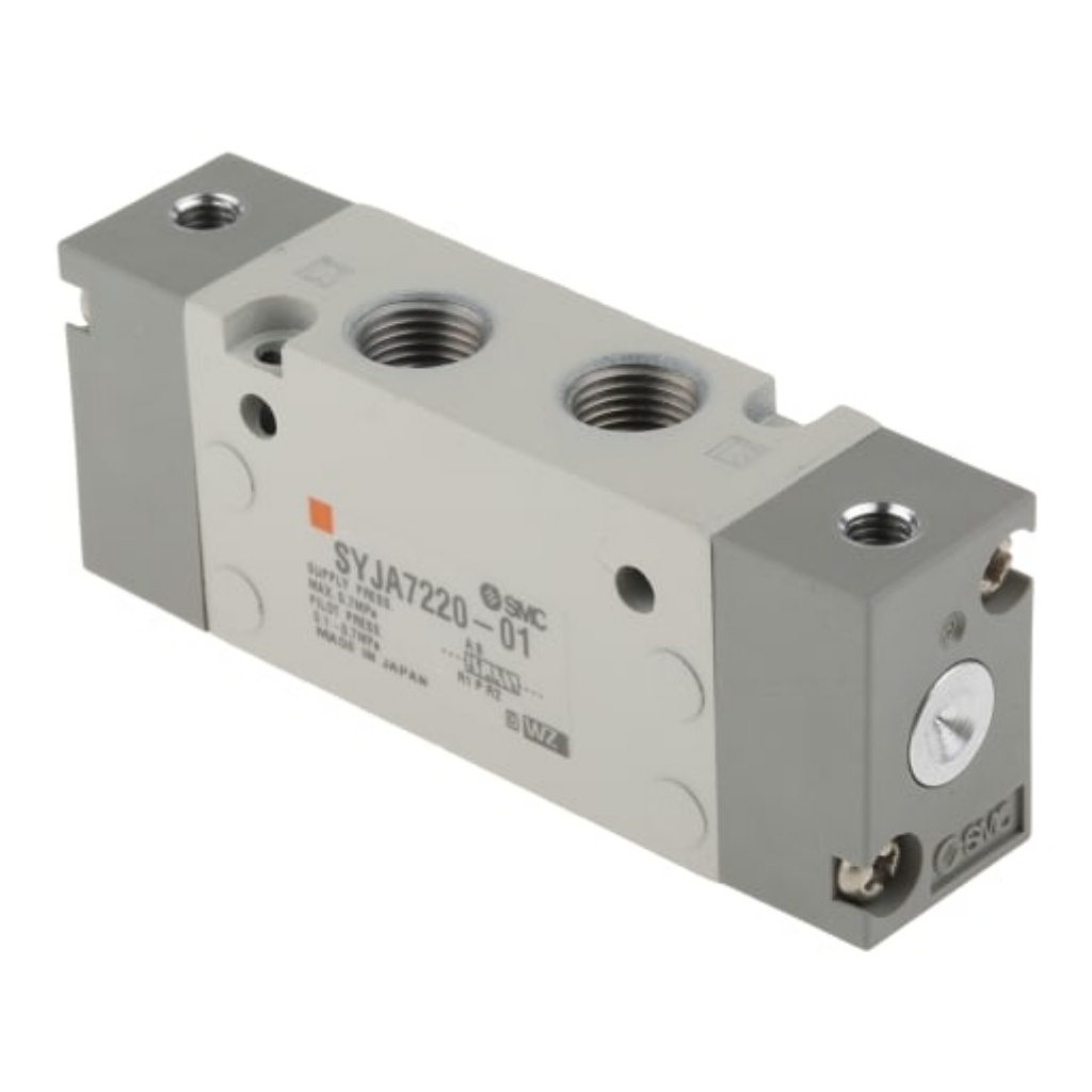 Picture of 5/2 Pneumatic Solenoid Valve - Pilot/Pilot Rc 1/8 SYJA7000 Series, SMC, SYJA7220-01