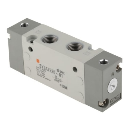 Picture of 5/2 Pneumatic Solenoid Valve - Pilot/Pilot Rc 1/8 SYJA7000 Series, SMC, SYJA7220-01