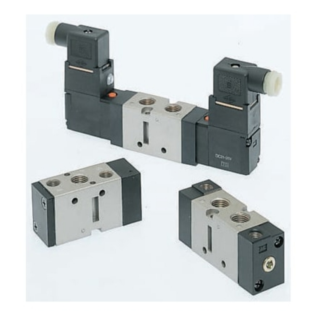 Picture of 5/2 Pneumatic Solenoid Valve - Pilot/Pilot VFA3000 Series, SMC, VFA3240